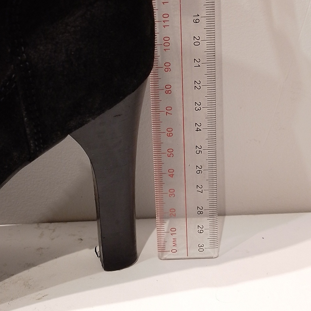 Ralph Lauren Nubuck Black Lace Leather - Picture 3 of 8